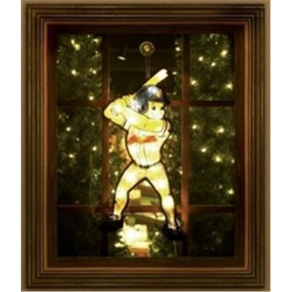 Caseys Cleveland Indians Window Light Up Player 20 Inch Double Sided - 194602703