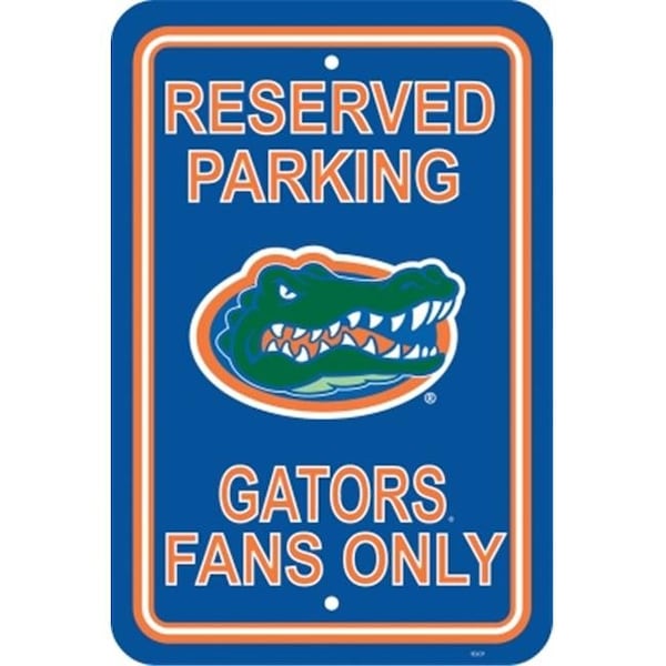 Fremont Die Consumer Products Inc Fremont Die 50218 Florida Gators- 12 in. X 18 in. Plastic Parking Sign - 50218
