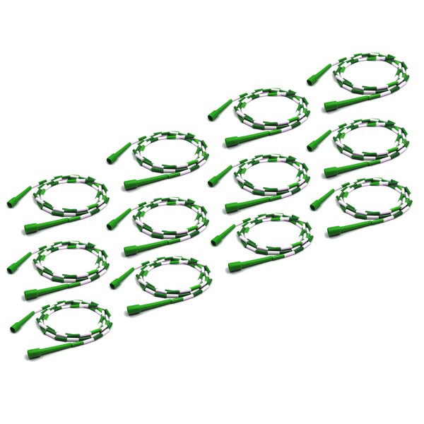 Martin Sports Segmented Plastic Jump Rope, 7ft, PK12 - JR7