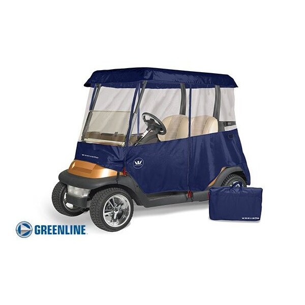 Eevelle Greenline 2 Passenger Drivable Golf Cart Enclosure - Navy - GLEN02
