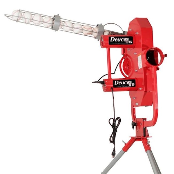 Heater Sports Heater Sports DC899 95 mPH Deuce 2 Wheel Curveball Machine with Auto Ballfeeder - DC899