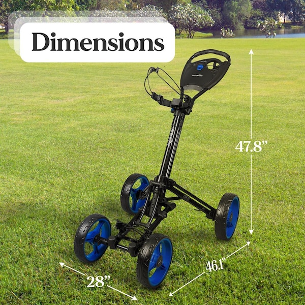 Serenelife 4 Wheel Ai Frame Trolley - SLGZ36