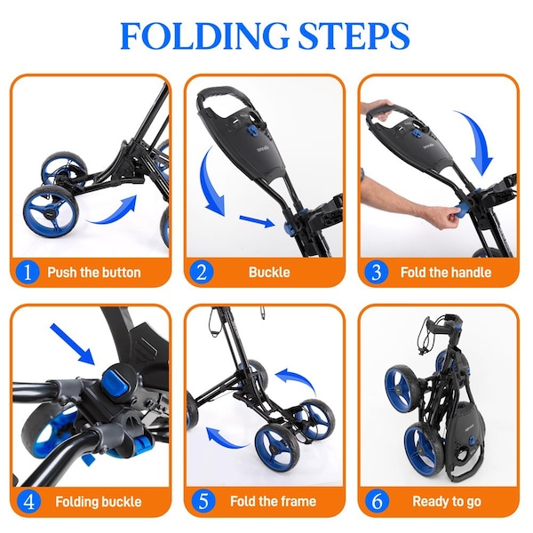 Serenelife 4 Wheel Ai Frame Trolley - SLGZ36