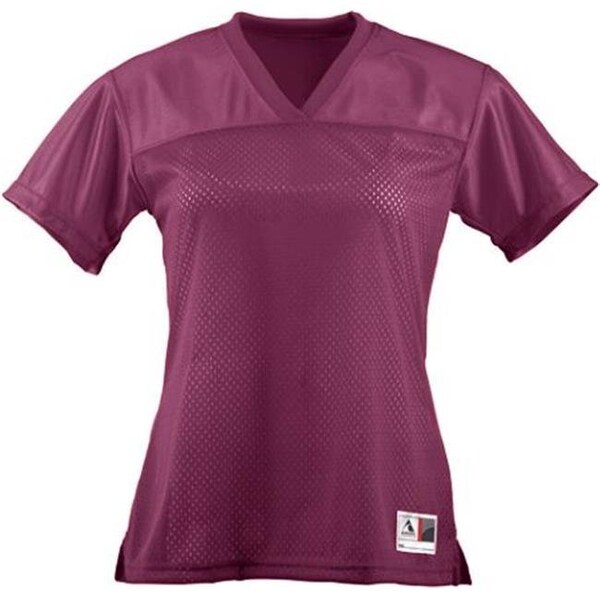 Augusta Medical Systems Llc Augusta 250A Ladies Junior Fit Replica Football Jersey; Maroon; XL - 250A_MAROON_XL