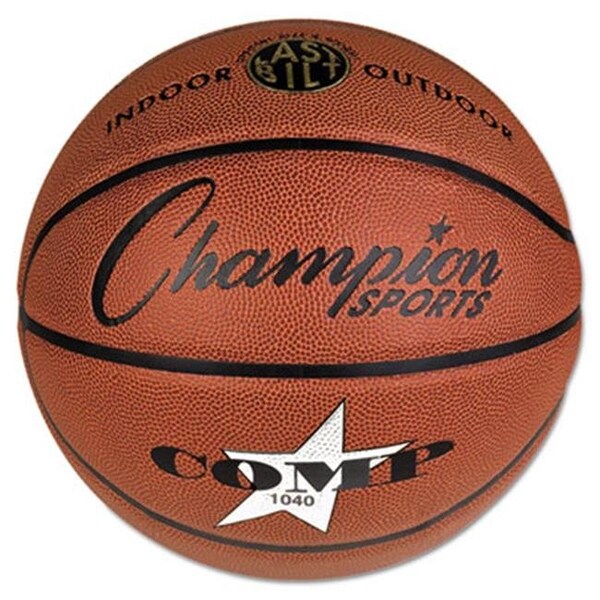 Champion Sports Champion Sport SB1040 Composite Basketball; Official Junior; 27.75 in.; Brown - SB1040