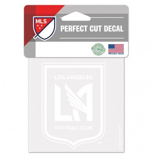 Wincraft Los Angeles FC Decal 4x4 Perfect Cut White - 3208521485