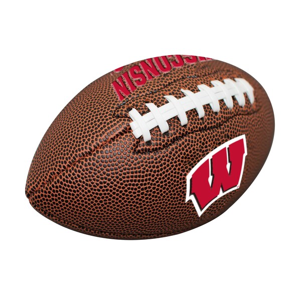 Logo Brands Wisconsin Mini Size Composite Football - 244-93MC-1