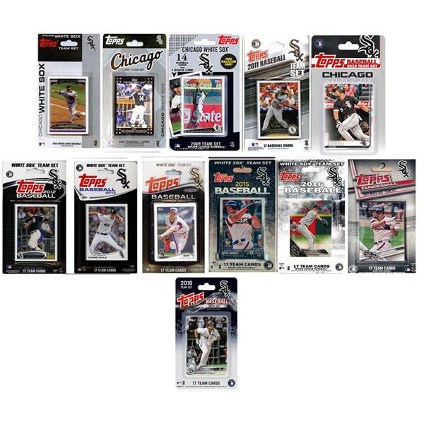 Williams & Son Saw & Supply C&I Collectables WSOX1219TS MLB Chicago White Sox 12 Different Licensed Trading Card Team Sets - WSOX1219TS