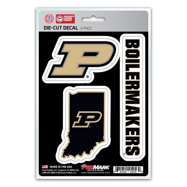 Promark Pro Mark DST3U056 Purdue Decal - Pack of 3 - DST3U056