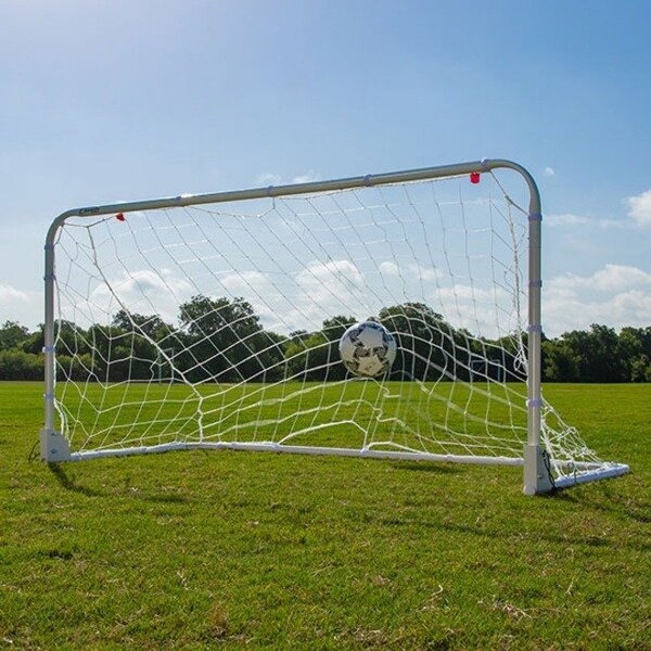 Champion Sports Easy Fold Soccer Goal, 6x3x3ft, Steel Frame - SG63