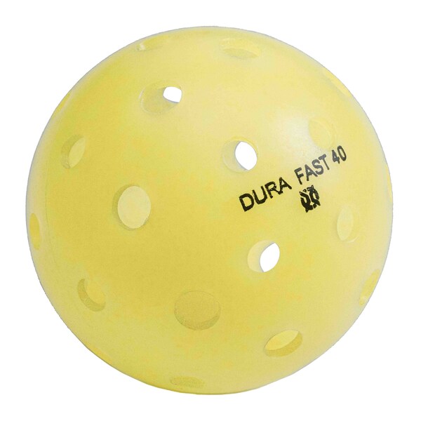 Dura Dura Fast Pickleball, Yellow, 100PK - KZDF100-Y