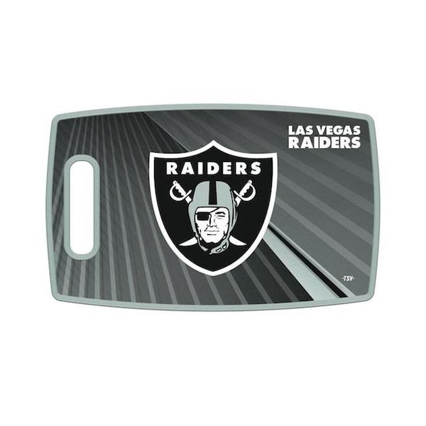 Tsv Home TSV Home LBNFL7001 NFL Las Vegas Raiders Large Cutting Board; Black - LBNFL7001