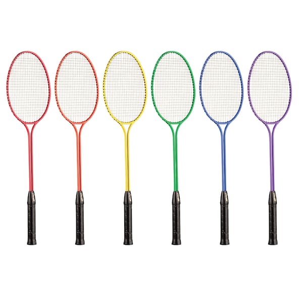Champion Sports Tempered Steel Twin Shaft Badminton Racket Set - BR30SET