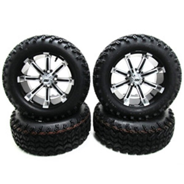 Ilc Replacement For Ezgo / Cushman / Textron 23X10 14 Pioneer Tires With Spartan Ss 14X7 Rims - PART-750875PKG