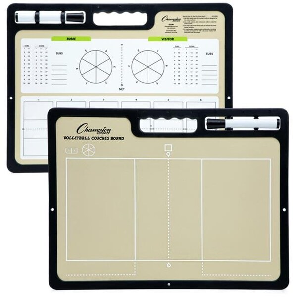 Champion Sports Champion Sports CBVBXL 16 x 12 x 1 in. Extra Large Volleyball Coaches Board - CBVBXL