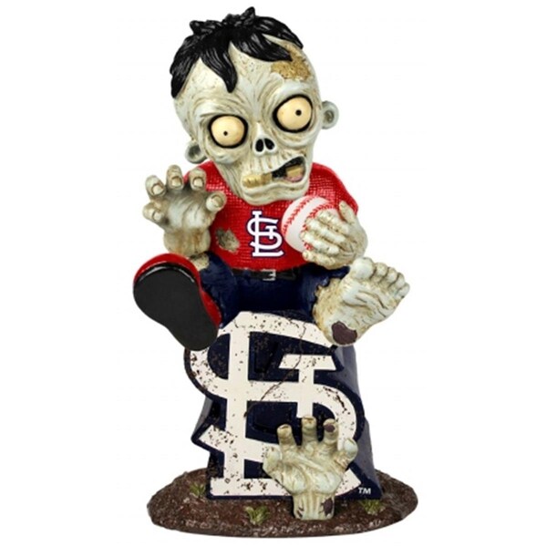 Forever Collectibles St. Louis Cardinals Zombie Figurine - On Logo - FO50664
