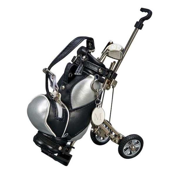 Logolovers Golf Cart Pen Holder with 3 Pens - Black & Silver - LO1520650
