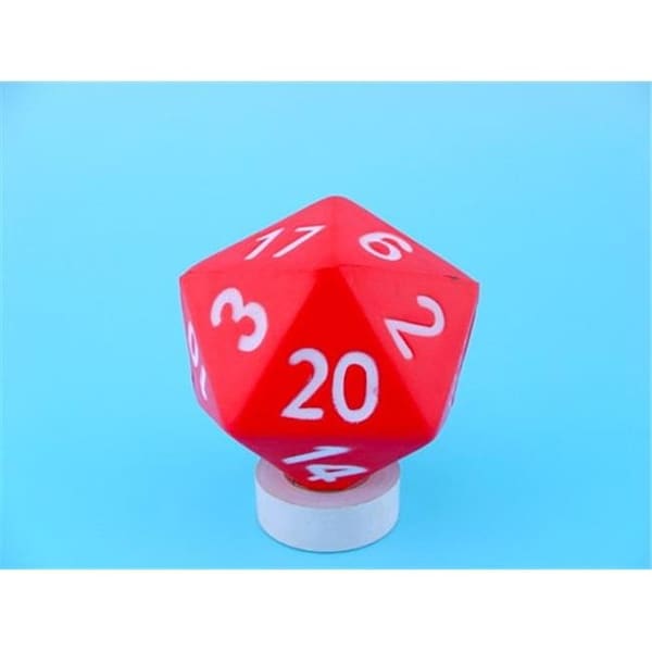 Everrich Industries Everrich EVM-0018 20 Sides Foam Dice - 6 Inch - EVM-0018