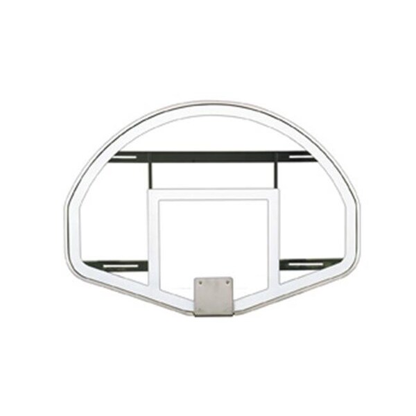 First Team First Team FT233 Tempered Glass 39 X 54 in. Fan-Shaped Glass Backboard - FT233