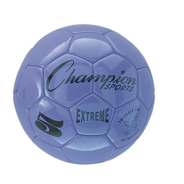 Champion Sports 5 Size Extreme Series Soccer Ball - Purple - CHSEX5PR