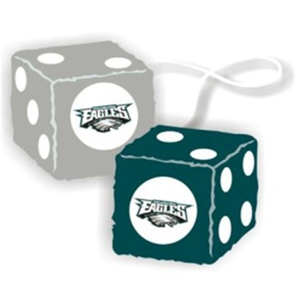 Bookazine Philadelphia Eagles Fuzzy Dice - 2324598017