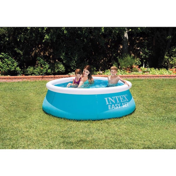 Intex Recreation Intex Easy Set 232 gal Round Plastic Above Ground Pool 20 in. H X 6 ft. D - 28101EH