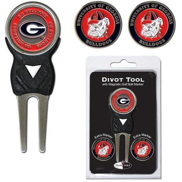 Team Golf Team Golf 21145 University of Georgia Divot Tool Pack with Signature tool - 21145