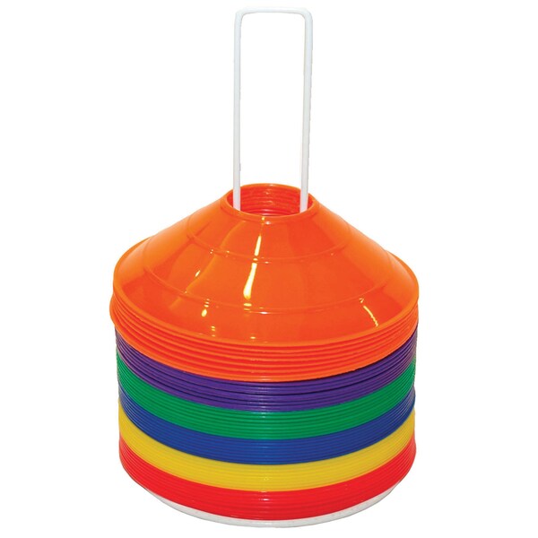 Champion Sports Saucer Field Cone Set, 48 Per Set - SCXSET