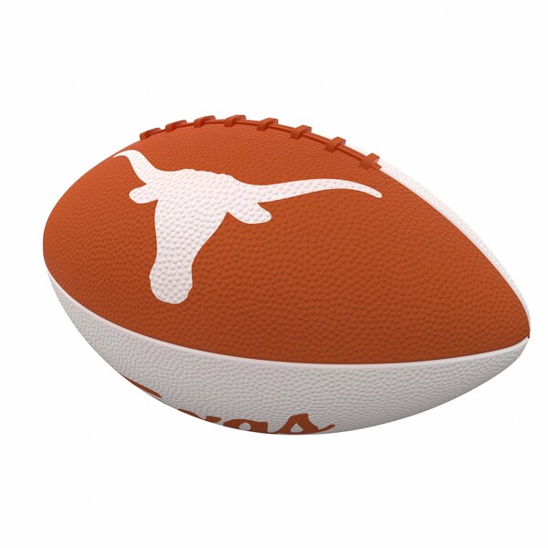 Logo Brands Texas Pinwheel Logo Junior Size Rubber Football - 218-93JR-2