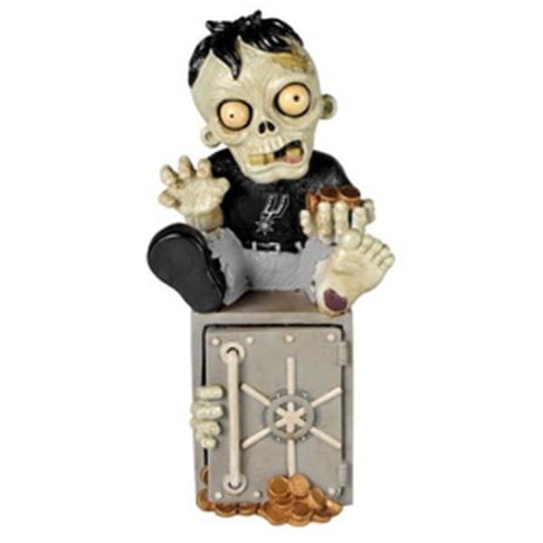 Forever Collectibles San Antonio Spurs Zombie Figurine Bank - 8784951981