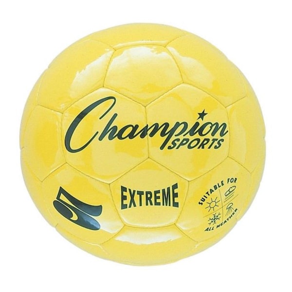 Champion Sports 4 Size Extreme Series Soccer Ball - Yellow - CHSEX4YL