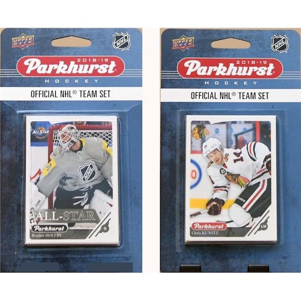 Williams & Son Saw & Supply C&I Collectables 18BHAWKSTS NHL Chicago Blackhawks 2018-19 Parkhurst Team Set & an All-star set - 18BHAWKSTS