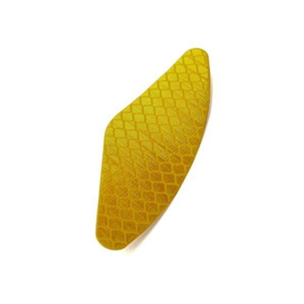 Ilc Replacement for Ezgo / Cushman / Textron Yellow Reflector Decal FOR GAS TXT Freedom 2015 Golf Cart - YELLOW REFLECTOR DECAL FOR GAS TXT FREEDOM 2015 G