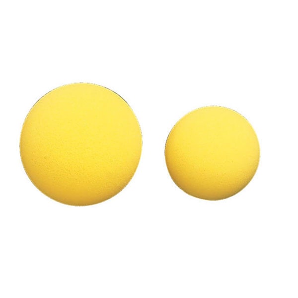 Perfectpitch 2.75 in. Rhino Skin Uncoated Foam Ball, Yellow - PE2207210