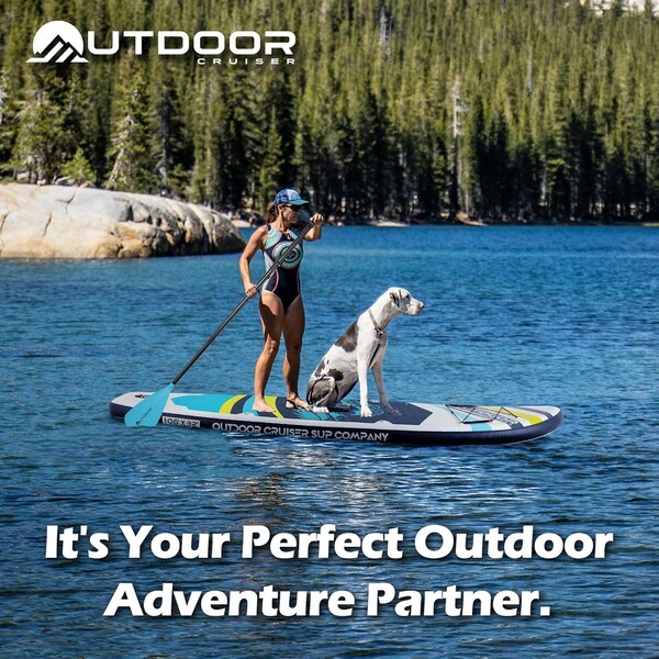 Outdoorcruiser Outdoor Crusier Inflatable Stand Up Paddle Board, Ultra Portable and Lightweight, Wide Stable - OCPD03