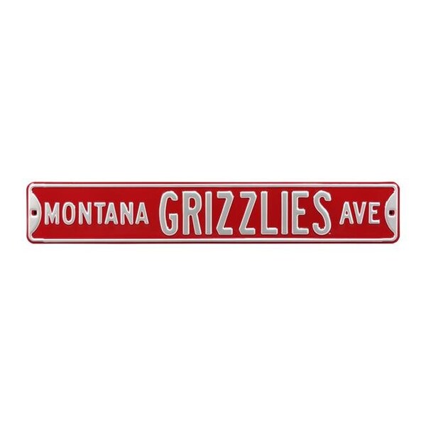 Authentic Street Signs Authentic Street Signs 70006 Montana Grizzlies Avenue Street Sign - 70006