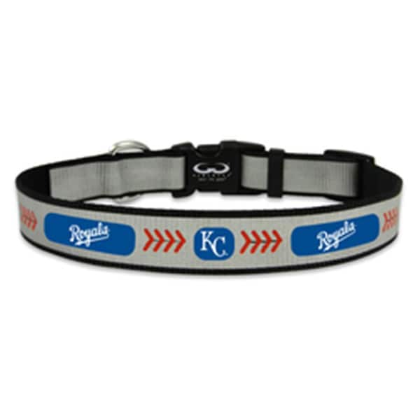Signed And Sealed Kansas City Royals Reflective Large Baseball Collar Large - SI3347678