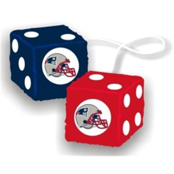 Bookazine New England Patriots Fuzzy Dice - 2324598011