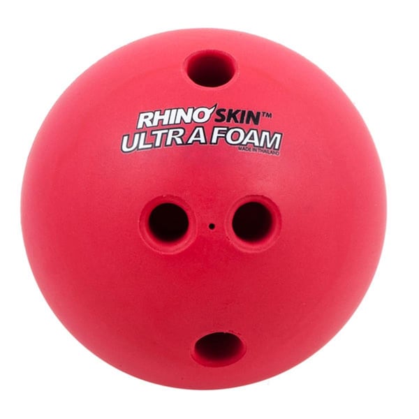 Champion Sports 1 lbs Rhino Skin Foam Bowling Ball, Red - CH56083