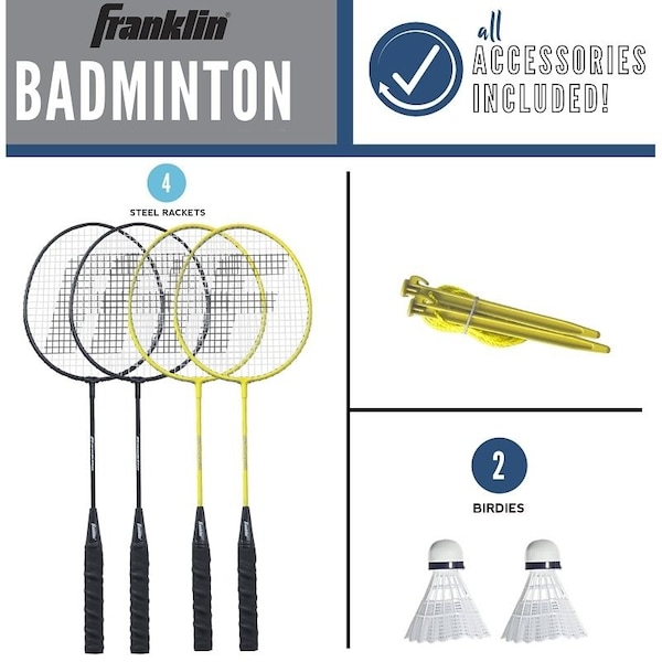 Franklin Sports Family Badminton Set - 52632