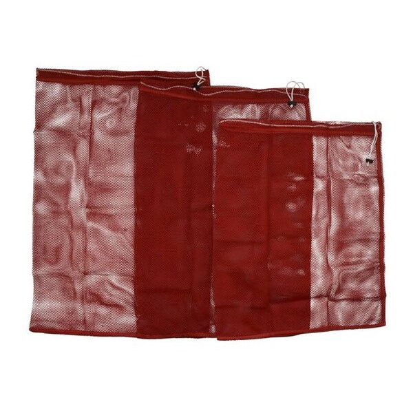 Sportime BAG MESH 24X34 RED EACH - BCB1-2434 R