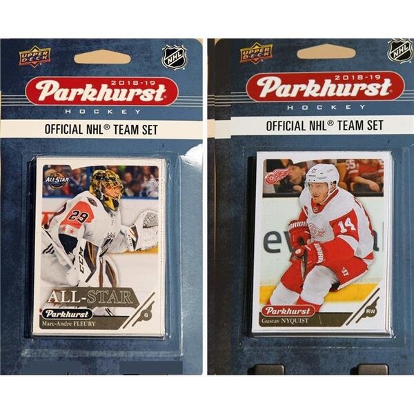 Williams & Son Saw & Supply C&I Collectables 18REDWINGSTS NHL Detroit Red Wings 2018-19 Parkhurst Team Set & an All-star set - 18REDWINGSTS