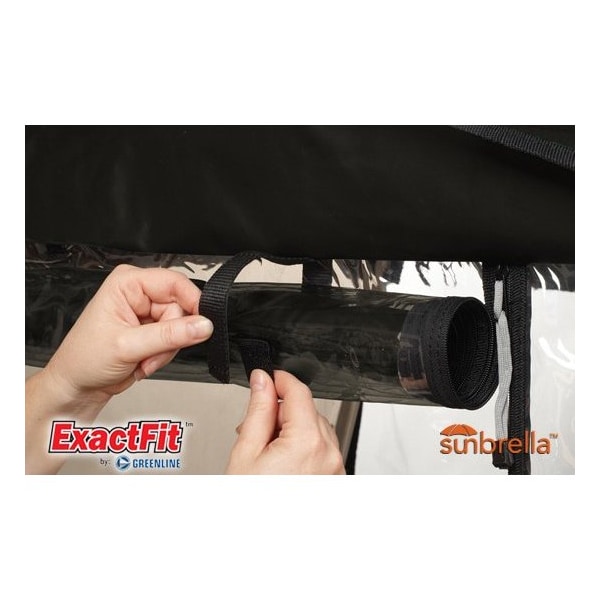 Eevelle ExactFit Sunflair Enclosure 2 Passenger Roof & 4 passenger seating - Red - EFSFE24-RED