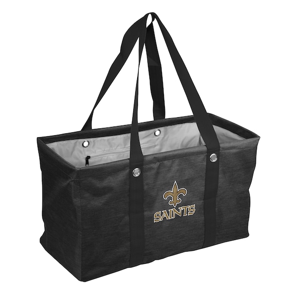 Logo Brands New Orleans Saints Crosshatch Picnic Caddy - 620-765-CR1