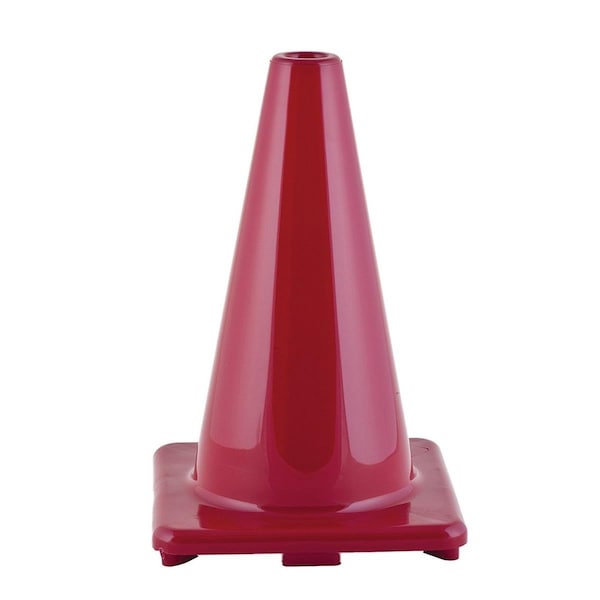Champion Sports 12 in. Hi Visibility Flexible Vinyl Cone - Red - CHSC12RD