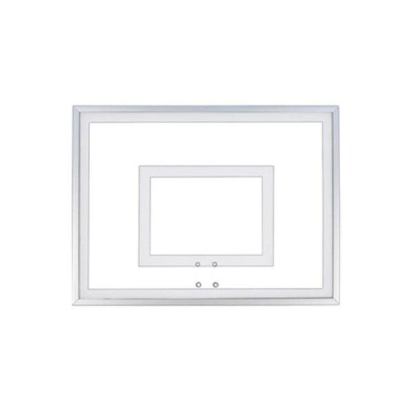 First Team First Team FT210 Acrylic 36 x 48 in. Framed Acrylic Backboard; Grey - FT210-GR