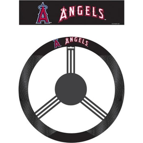 Moment-In-Time Fremont Die  Los Angeles Angels - Poly-Suede Steering Wheel Cover - MO3350373