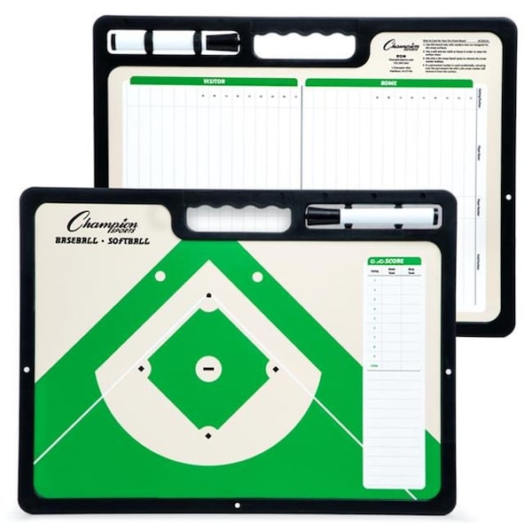 Champion Sports Champion Sports CBBAXL 16 x 12 x 1 in. Extra Large Baseball Coaches Board - CBBAXL