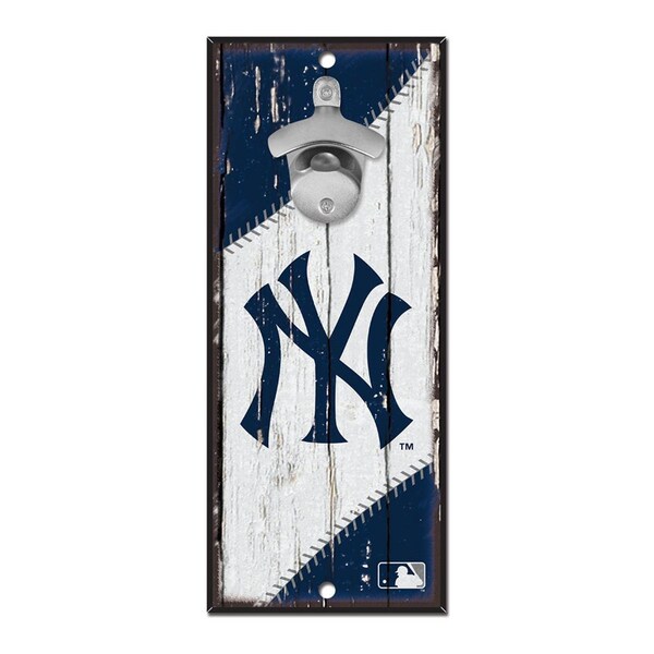Wincraft New York Yankees Bottle Opener Wood Sign - 5 x 11 in. - 3208558966