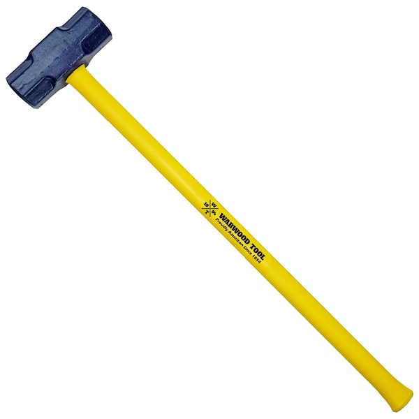 Warwood Tool 2 lb Double Face Sledge, 16 Fiberglass Handle - 13415